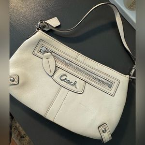 White coach wristlet